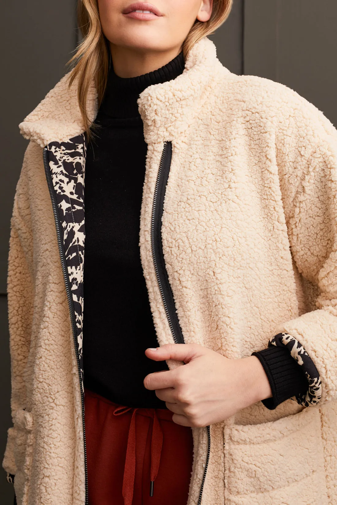 Tribal Lightweight Sherpa Coat