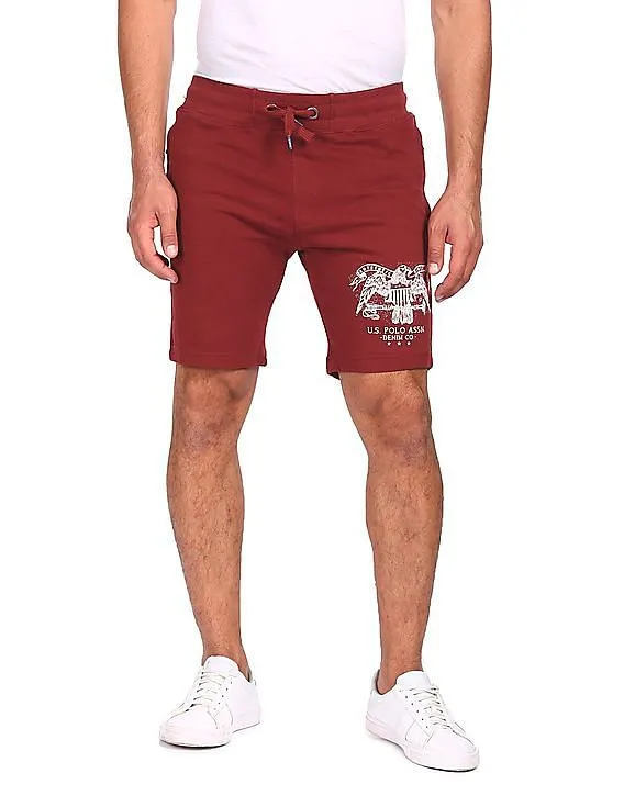 U.S. Polo Assn. Denim Co. Drawstring Waist Logo Shorts