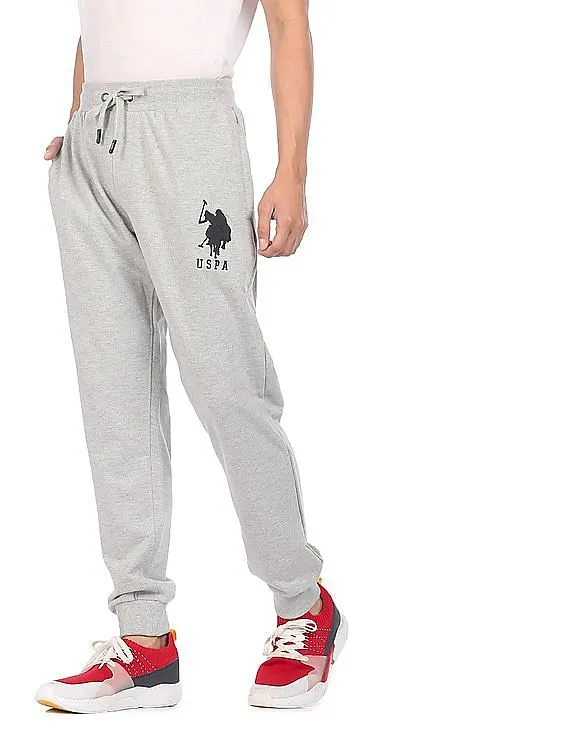 U.S. Polo Assn. Drawstring Waist Heathered Joggers