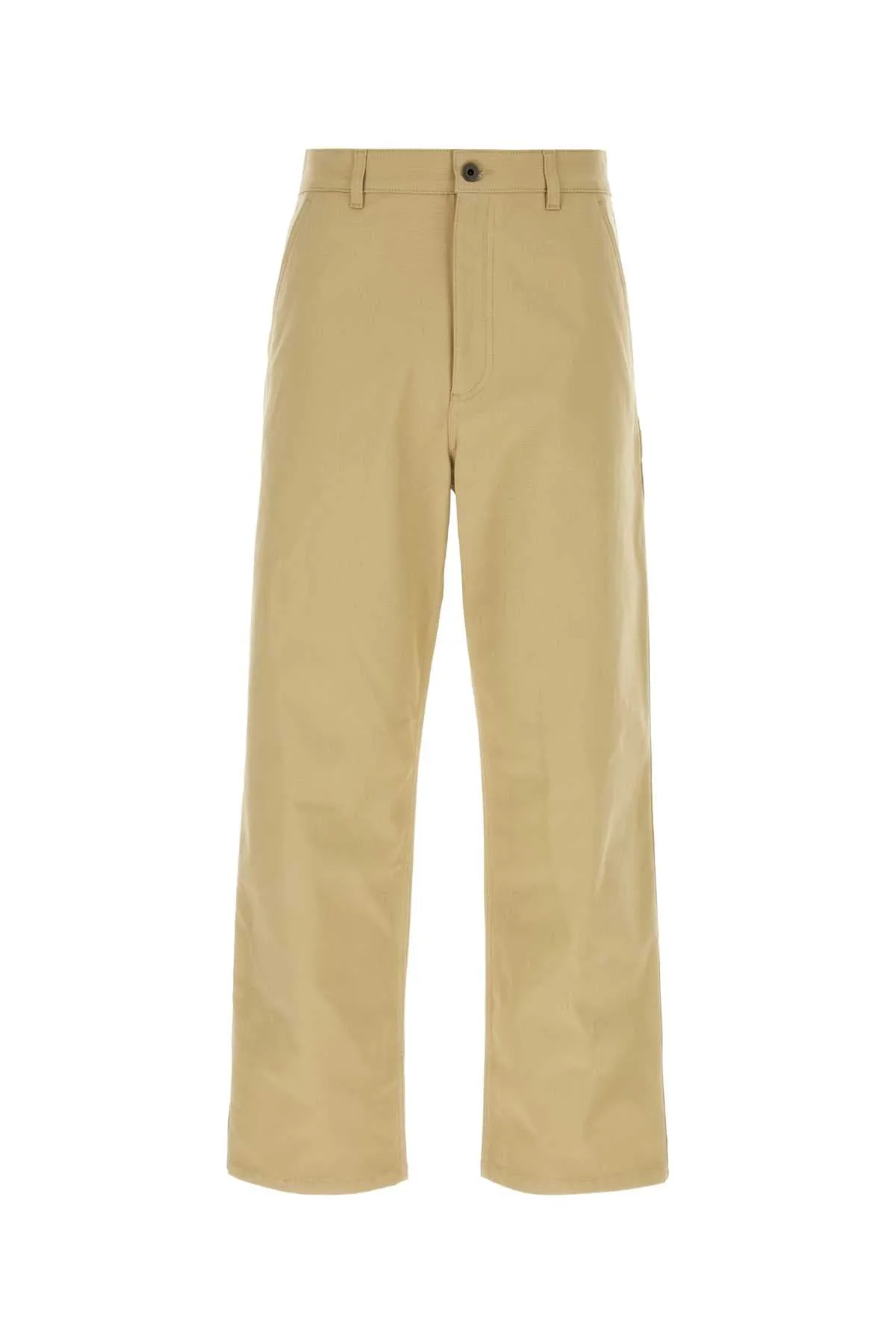 Valentino Garavani Beige Stretch Cotton Pant