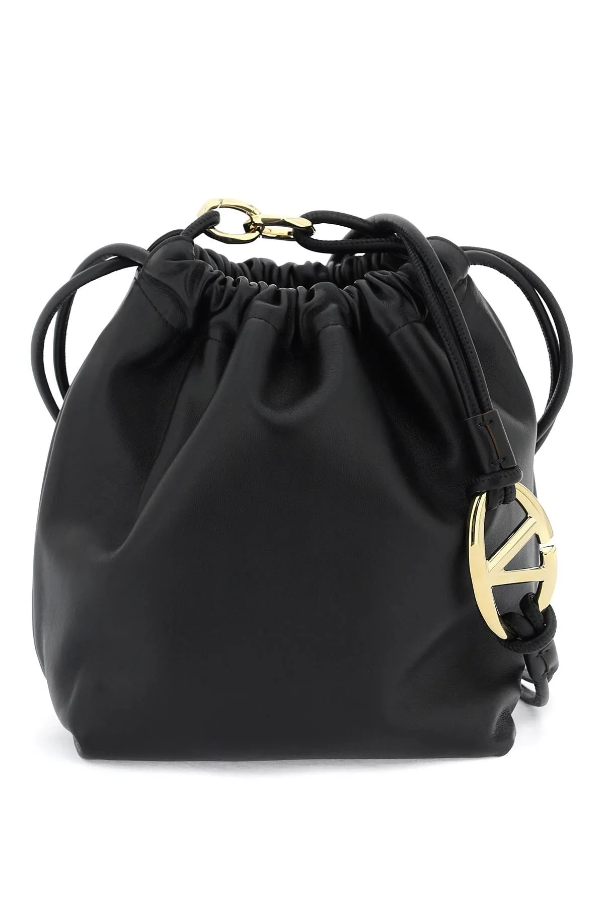 VALENTINO GARAVANI Drawstring Bucket Handbag - 34CM x 26CM x 10CM