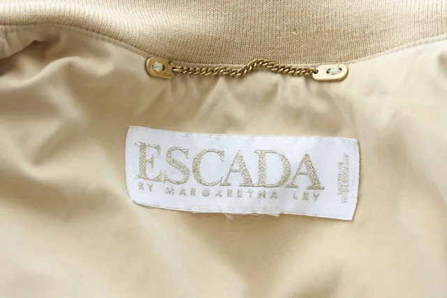 Vintage ESCADA Silk Bomber Jacket