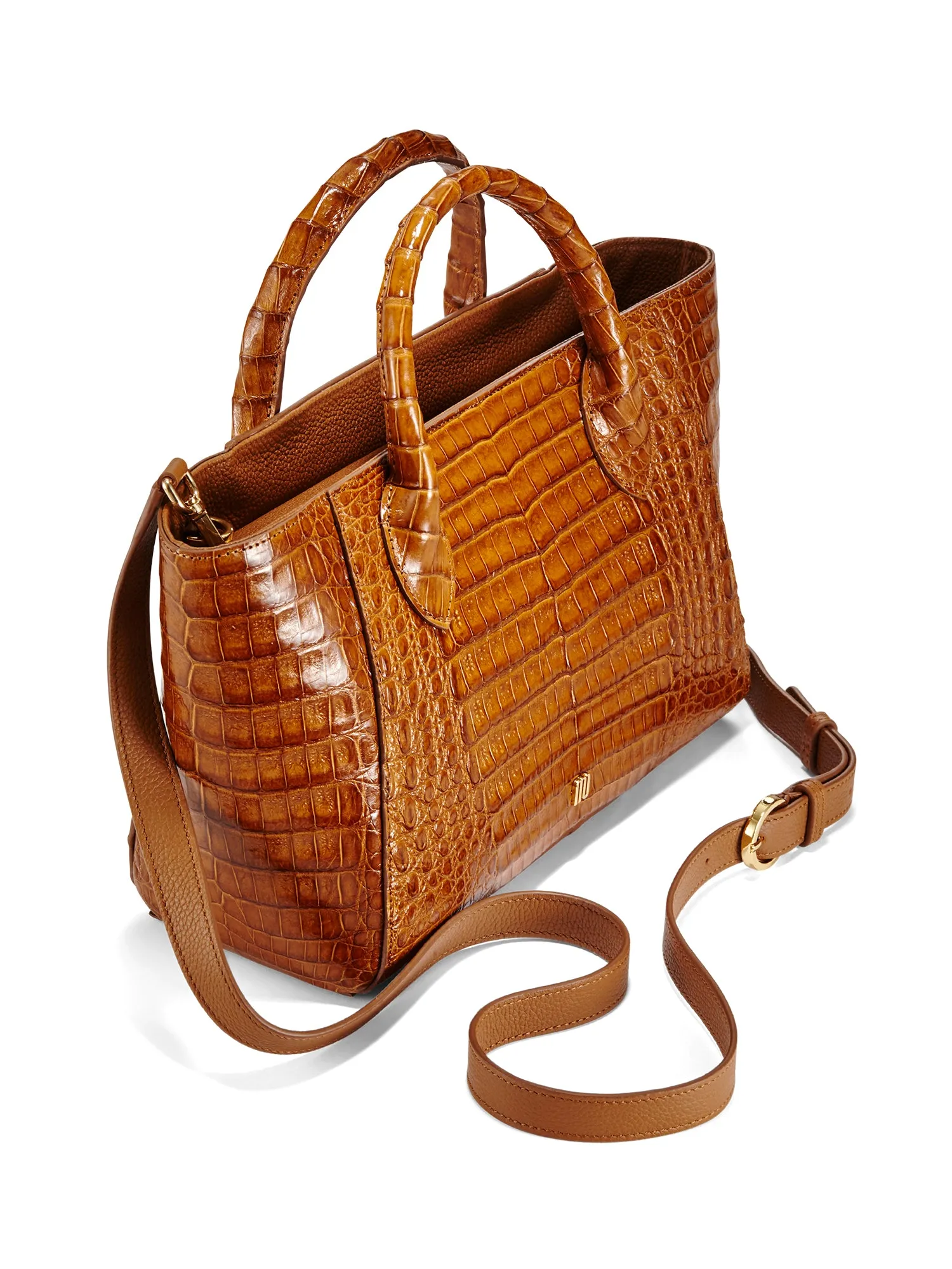 Virginia Croc Leather Bag