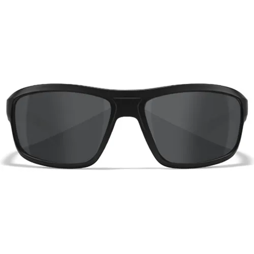 Wiley X WX CONTEND Safety Glasses - Matte Black Frame, Smoke Grey Lens ACCNT01