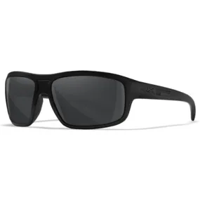 Wiley X WX CONTEND Safety Glasses - Matte Black Frame, Smoke Grey Lens ACCNT01