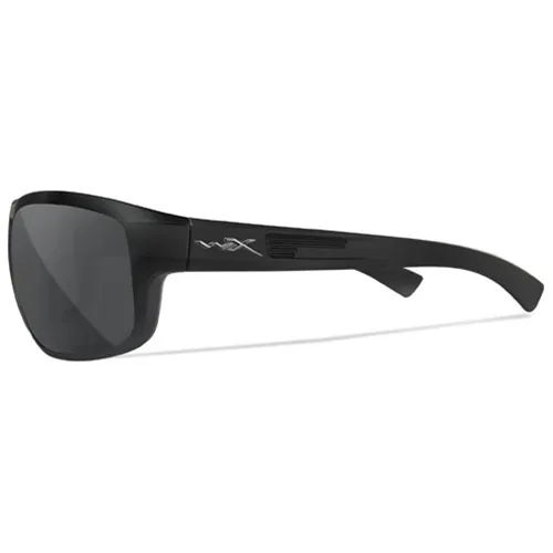 Wiley X WX CONTEND Safety Glasses - Matte Black Frame, Smoke Grey Lens ACCNT01