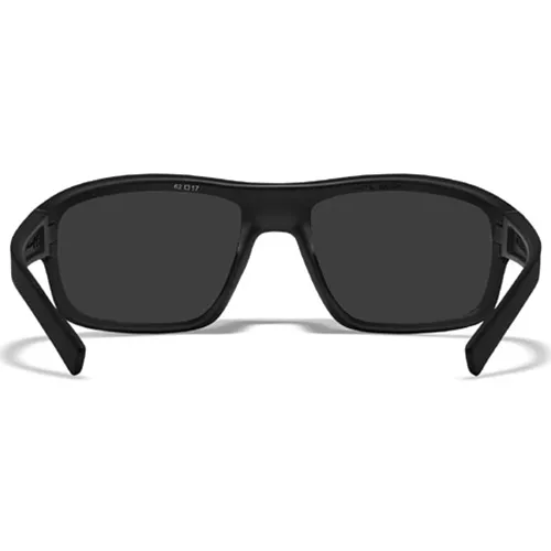 Wiley X WX CONTEND Safety Glasses - Matte Black Frame, Smoke Grey Lens ACCNT01