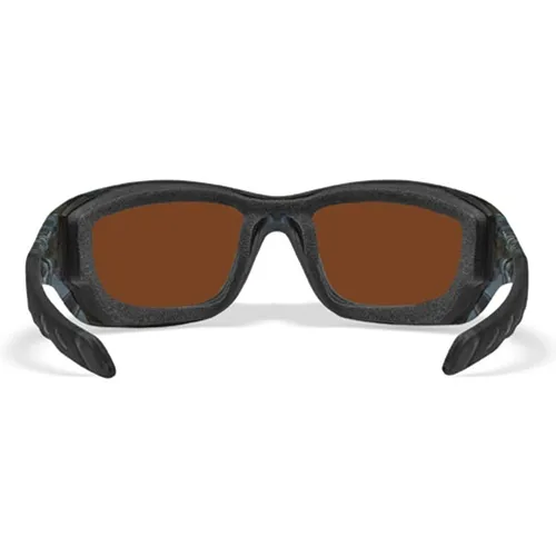 Wiley X WX GRAVITY Safety Glasses - Kryptek® Neptune™ Frame, CAPTIVATE™ Polarized Green Mirror Lens CCGRA12