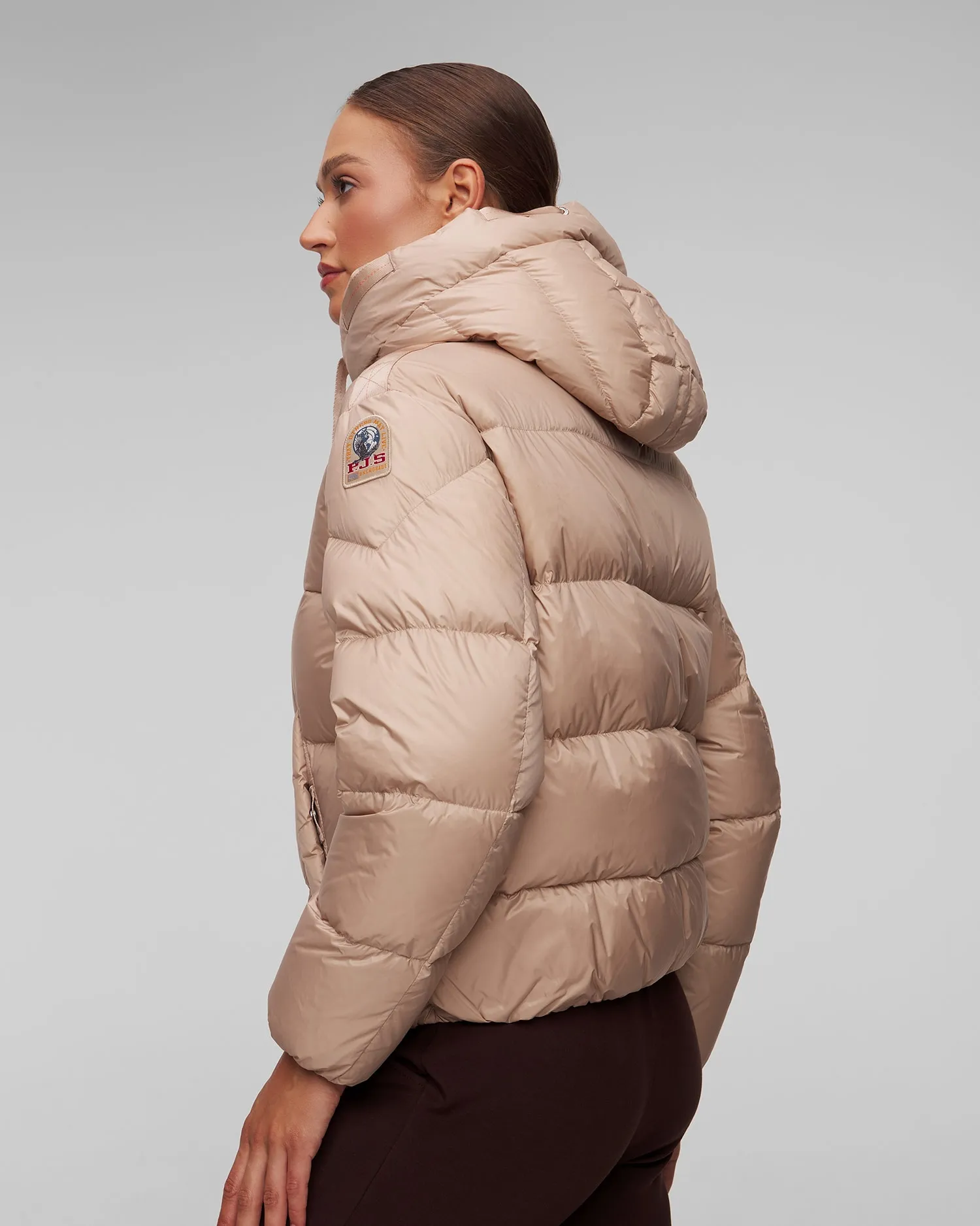 Women's beige down jacket Parajumpers Tilly 24WMPWPUHY32-253