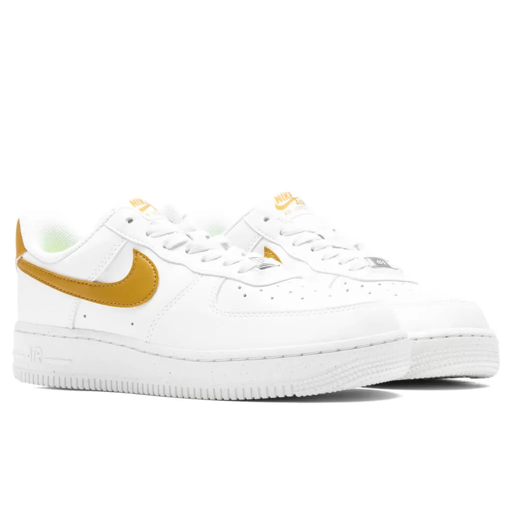 Women's Air Force 1 '07 SE - Summit White/Bronzine/Metallic Silver