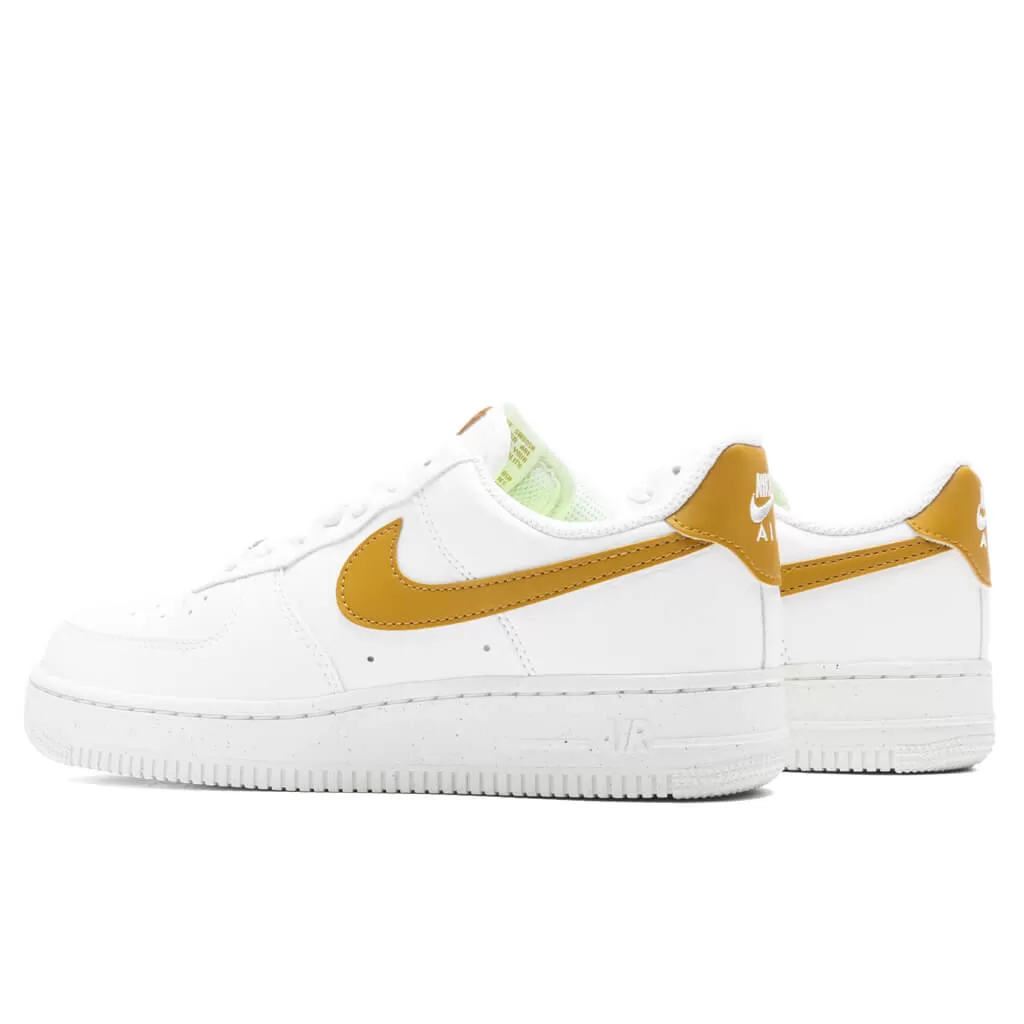 Women's Air Force 1 '07 SE - Summit White/Bronzine/Metallic Silver