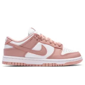 Women's Dunk Low - White/Rose Whisper