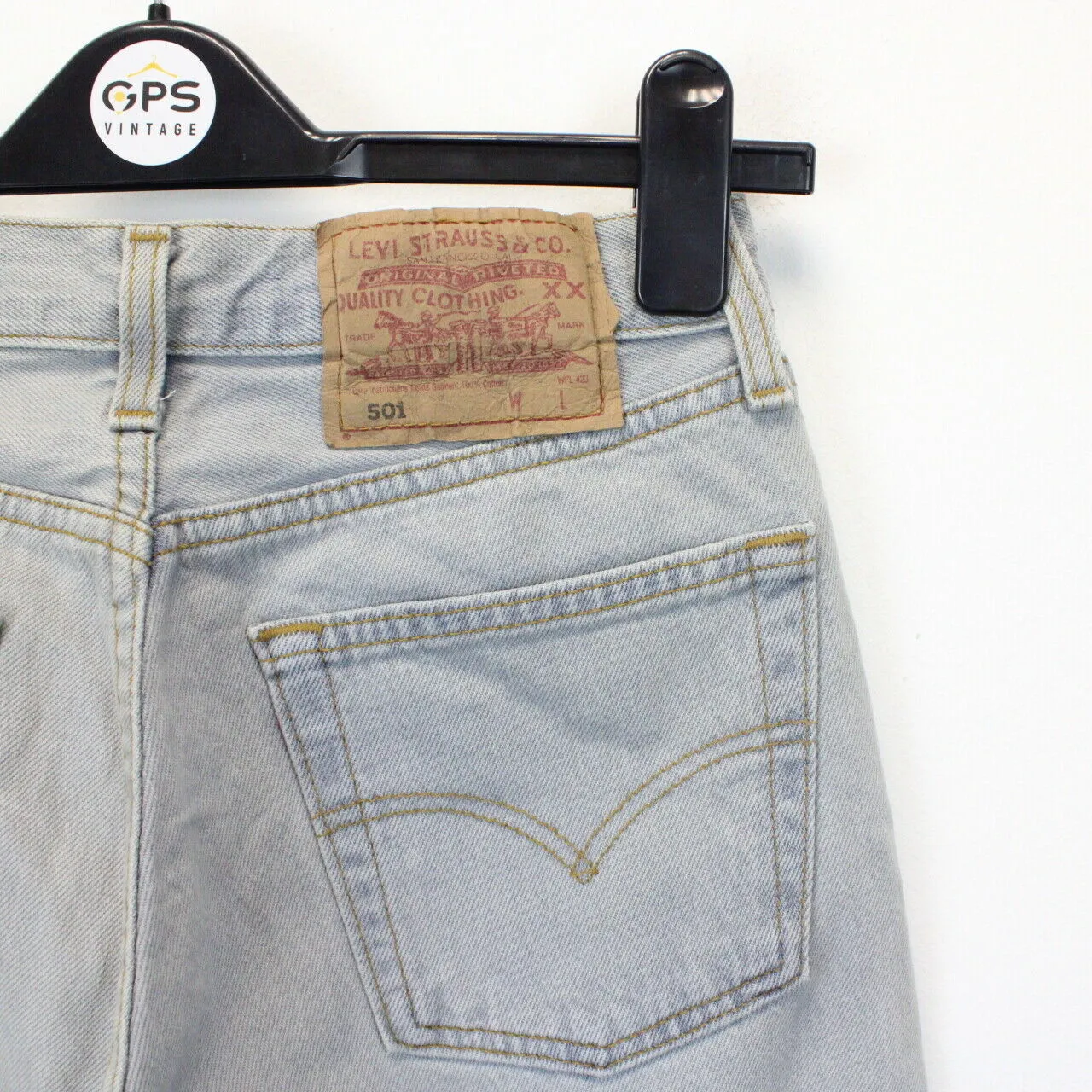 Womens LEVIS 501 Jeans Grey | W26 L34