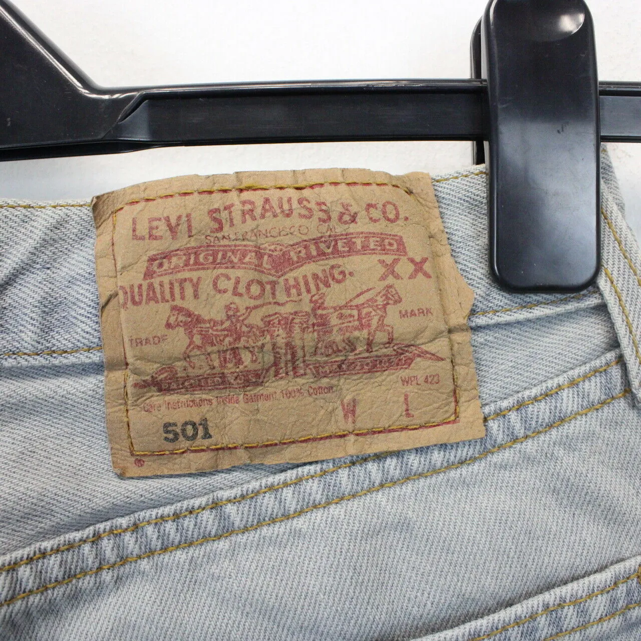 Womens LEVIS 501 Jeans Grey | W26 L34