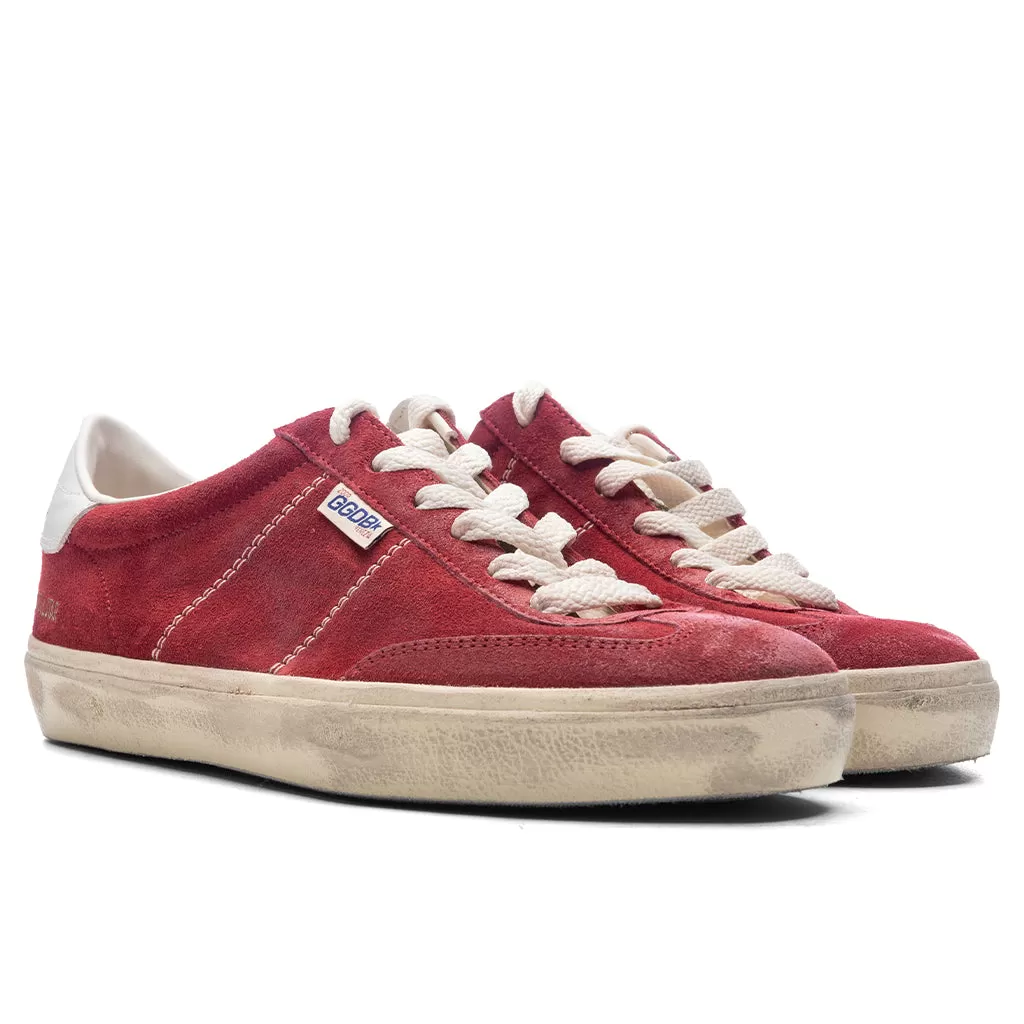 Women's Soul-Star Suede Sneaker - Dark Red/Milk