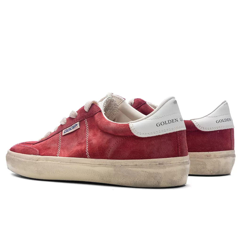 Women's Soul-Star Suede Sneaker - Dark Red/Milk