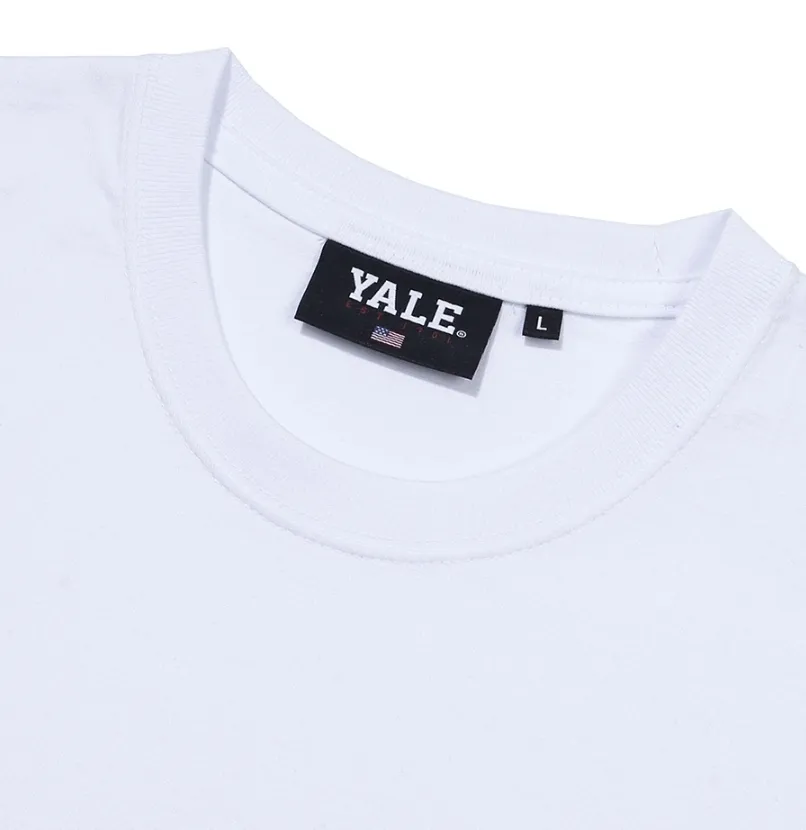 YALE  |Unisex Street Style Cotton T-Shirts