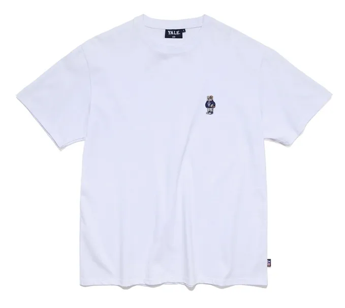 YALE  |Unisex Street Style Cotton T-Shirts