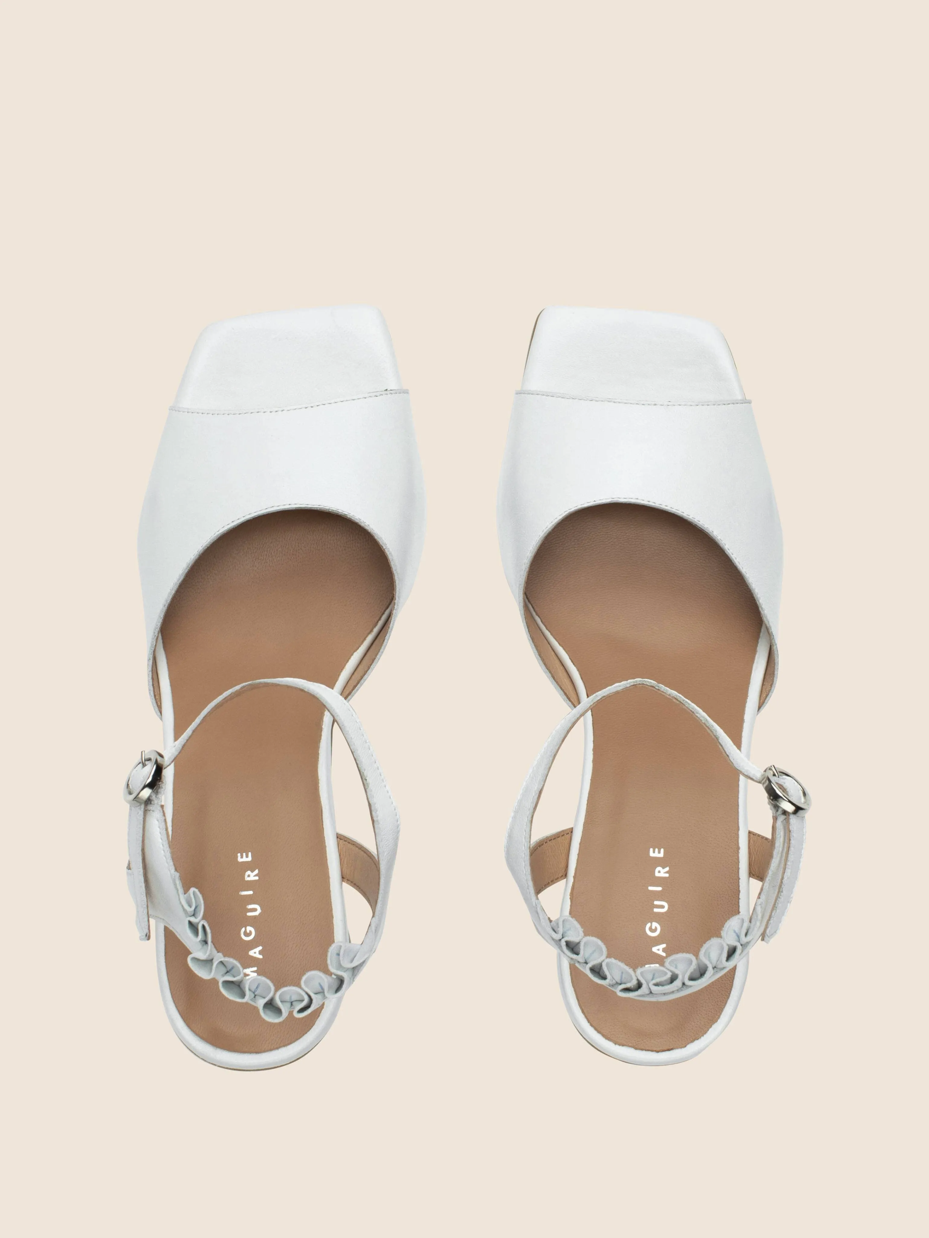 Zamora White Heel